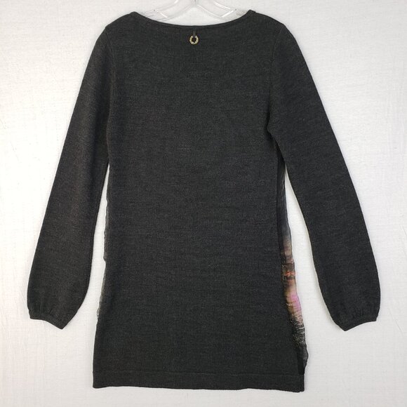 Save the Queen Italy Tunic Sweater Dress Longline Wool Silk Art-to-wear size M - Picture 6 of 14